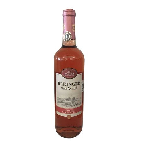 Vino Rosado Estadounidense Beringer Main & Vine White Zinfandel 750 ml.