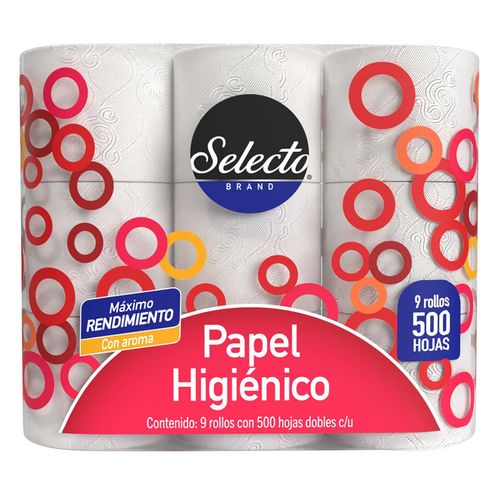 Papel Higiénico Selecto Brand 9 Rollos