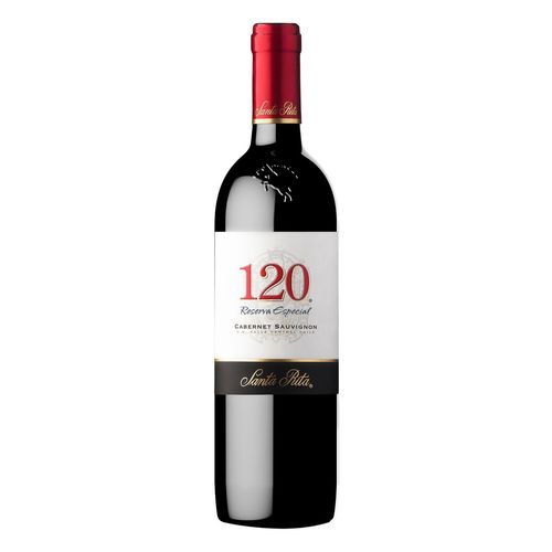 Vino Tinto Chileno Santa Rita 120 Cabernet Sauvignon 750ml.