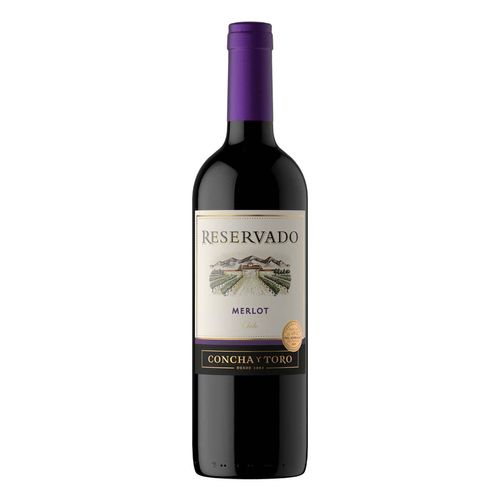 Vino Tinto Chileno Reservado Merlot 750ml.