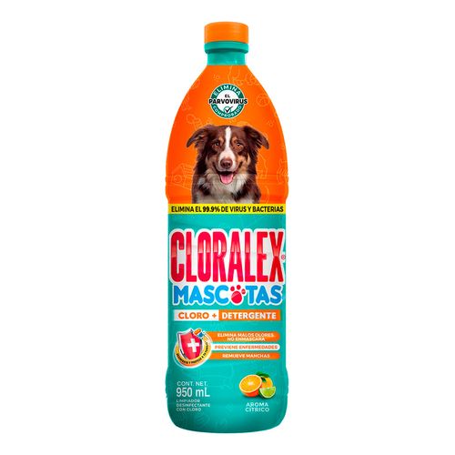 Limpiador Desinfectante Cloralex Mascotas para Exteriores 950ml