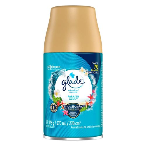 Repuesto de Aromatizante Glade Paraíso Azul 270ml