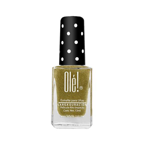 Esmalte de Uñas Olé! Cosmetics Larga Duración Dorado