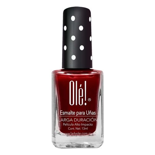 Esmalte de Uñas Olé! Cosmetics Larga Duración Rojo Claro