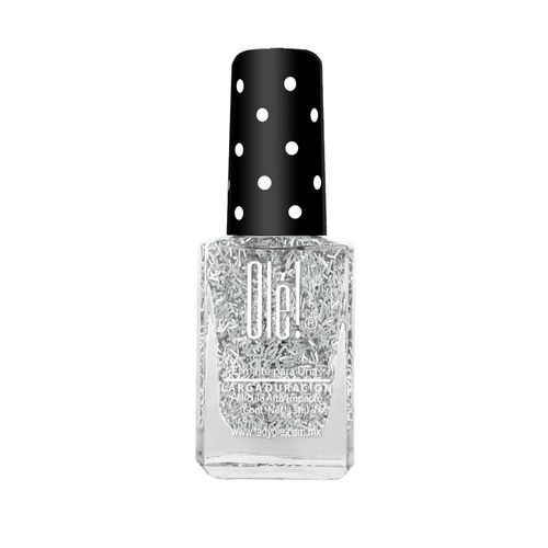 Esmalte de Uñas Olé! Cosmetics Larga Duración Plata Fantas