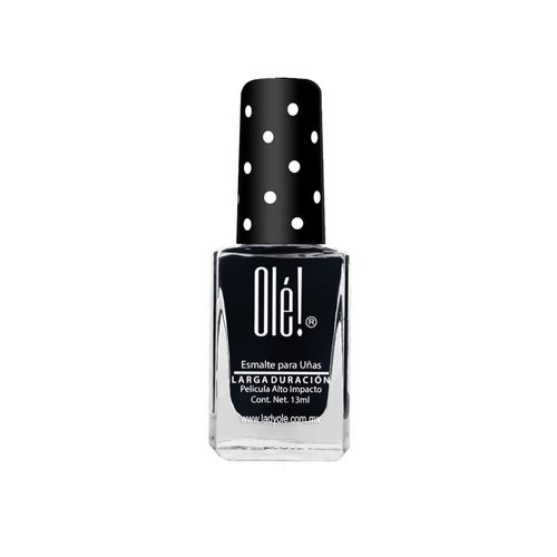 Esmalte de Uñas Olé! Cosmetics Larga Duración Negro Satin