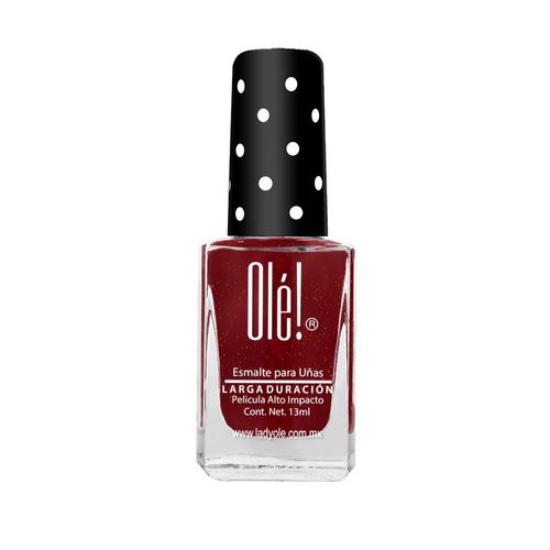 Esmalte de Uñas Olé! Cosmetics Larga Duración Rojo Fantas
