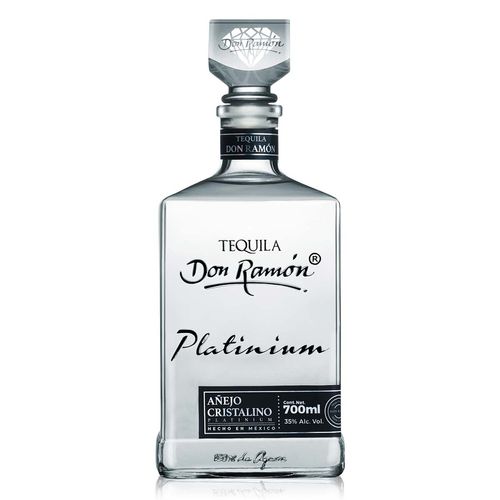 Tequila Don Ramón Añejo Cristalino Platinium 750ml