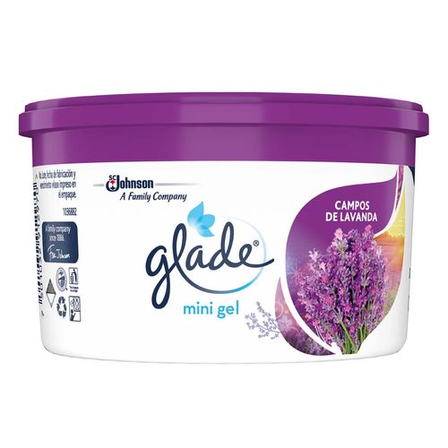 Aromatizante Glade en Gel Minigel Campos Lavanda 70g