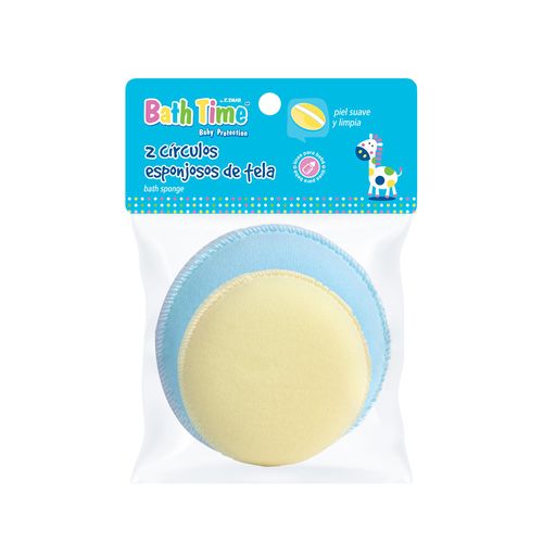 Esponja Bathtime Redonda 2 Piezas