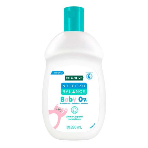 Crema Humectante para Bebé Palmolive Neutro Balance Baby 0% 280ml