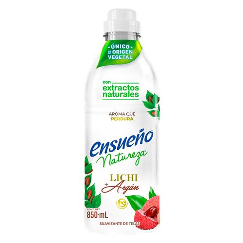 Suavizante de Telas Ensueño Natureza de Origen Vegetal Lichi + Argán 850ml