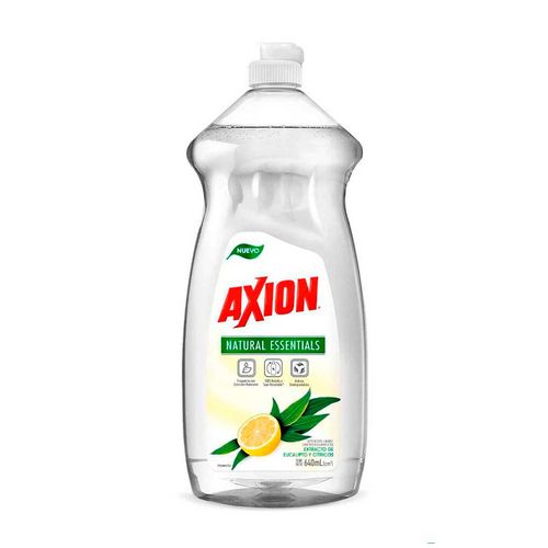 Lavatrastes Axion Natural Essentials Eucalipto y Cítricos Líquido 640ml