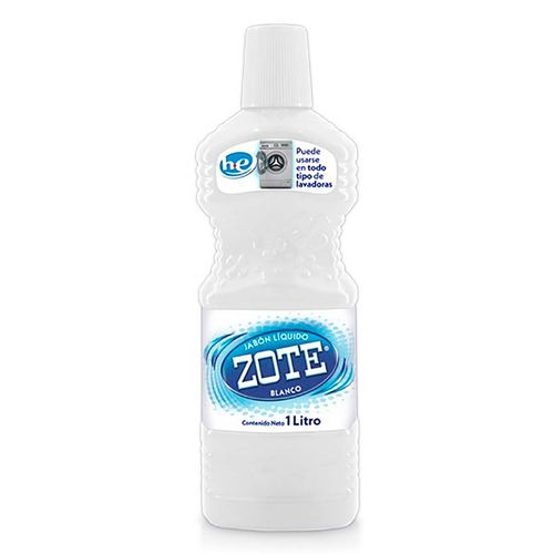 Jabon Lavanderia Zote Blanco 1L