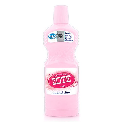 Jabon Lavanderia Zote Rosa 1L