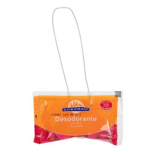 Pastilla Sanitaria Aromatizante con canastilla Chedraui Toque Floral 70g