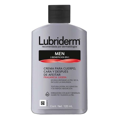 Crema Corporal Lubriderm Men con Fragancia 120 ml