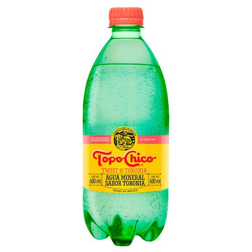Agua Mineral de Manantial Topo Chico Twist Toronja 600ml
