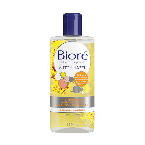 Astringente Facial Bioré Witch Hazel para Granos y Espinillas 235ml
