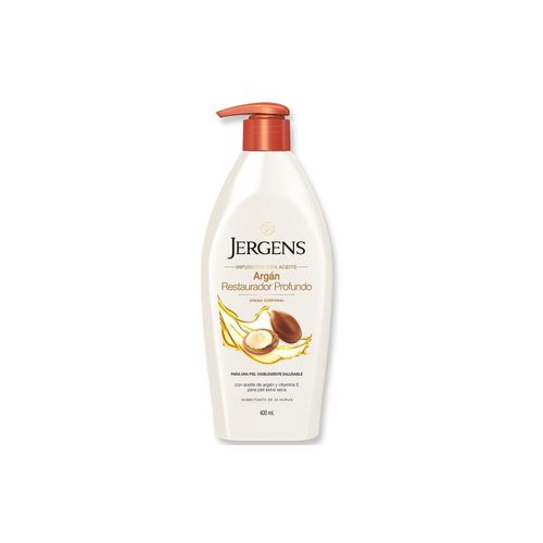 Crema Corporal Jergens Argán Restaurador Profundo Piel Extra Seca 400ml