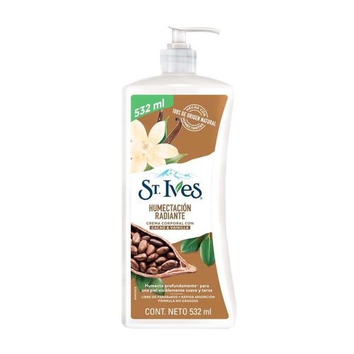 Crema Corporal ST.IVES Cacao y Vainilla 532 ml