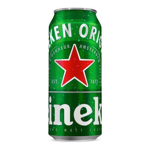 Cerveza Premium Heineken Lata 473 ml.