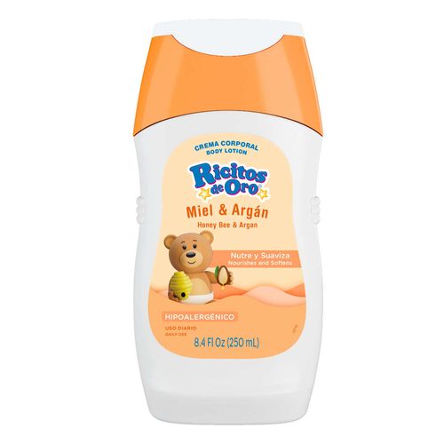 Crema Corporal Grisi Ricitos de Oro Miel y Argán 250ml