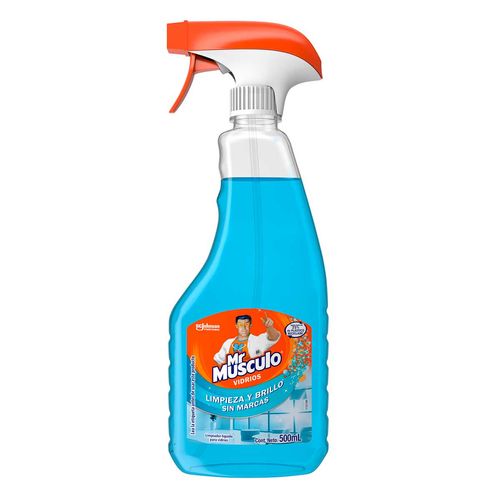 Limpiador Liquido Mr. Músculo Vidrios Gatillo 500ml