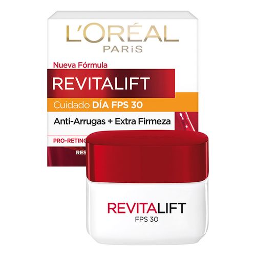 Crema Facial de Día L'Oréal Paris Revitalift FPS 30 Anti-Arrugas 50ml