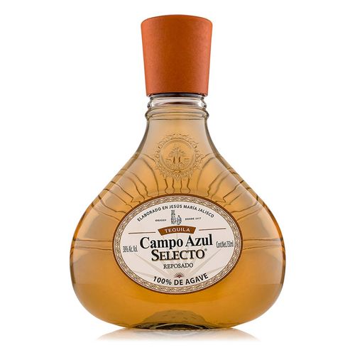 Tequila Campo Azul Selecto Reposado 100% Agave 750ml..