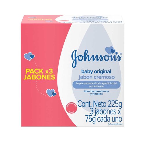 Jabón Cremoso Johnson's Original 75g
