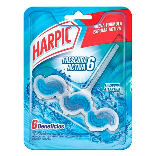 Pastilla Sanitaria Harpic Frescura Activa Frescura Atlántica 39g