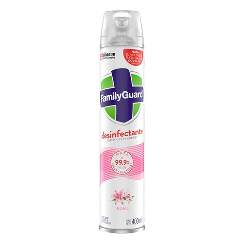 Desinfectante de Superficies en Aerosol Family Guard Floral 400ml
