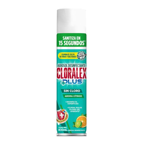 Desinfectante Cloralex Aerosol S/Cloro