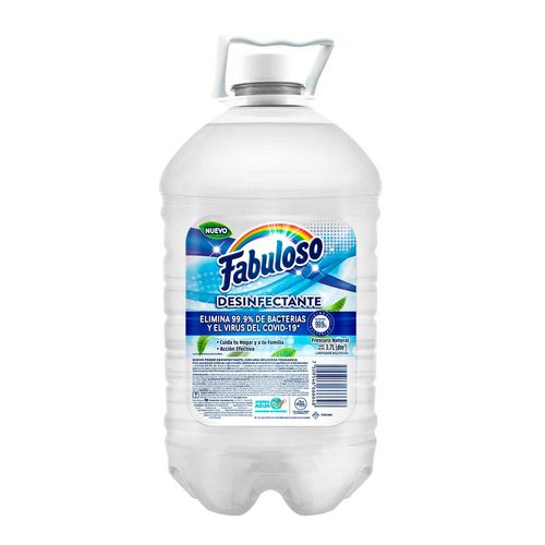 Limpiador Multiusos Líquido Fabuloso Desinfectante Frescura Natural 3.7L