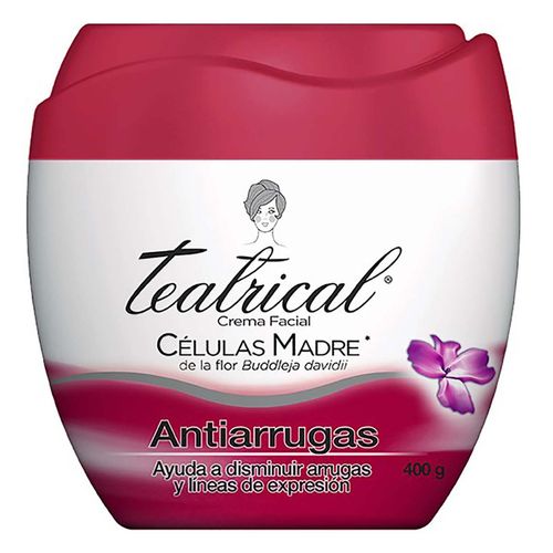 Crema Facial Teatrical Células Madre Antiarrugas 400g