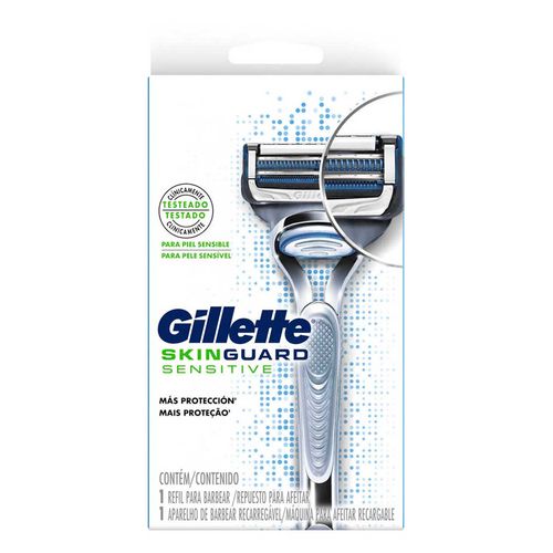 Gillette Skinguard Rastrillo para Afeitar para Piel Sensible 1 Unidad