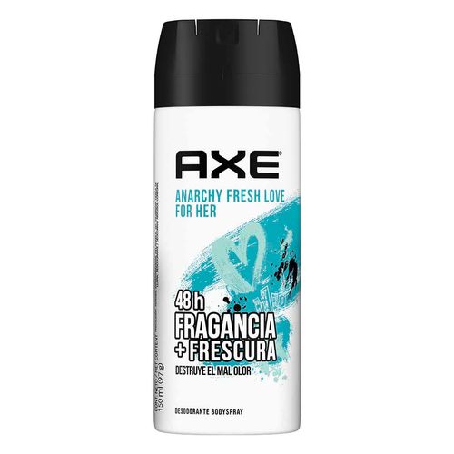 Desodorante en Aerosol Axe Anarchy Fresh 150ml