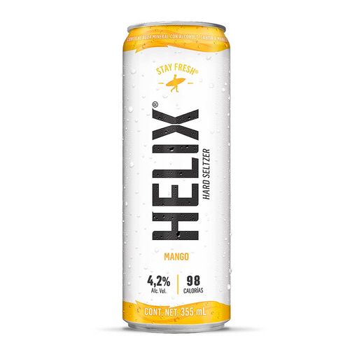 Bebida Hard Seltzer Helix Mango 355ml
