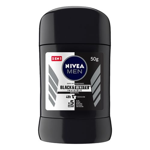 Antitranspirante en Barra Nivea Men Invisible Black & White Power 50g