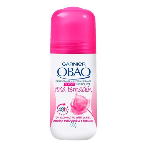 Antitranspirante en Roll On Garnier Obao Rosa Tentación 65g