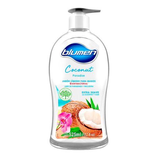 Jabón Líquido para Manos Blumen Coconut Paradise 525ml