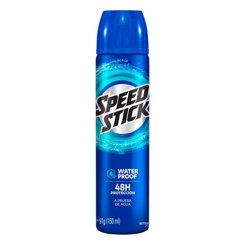 Antitranspirante en Aerosol Speed Stick Waterproof Fresh 91g