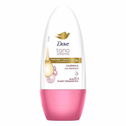 Antitranspirante Roll On Dove Tono Uniforme Caléndula 50ml