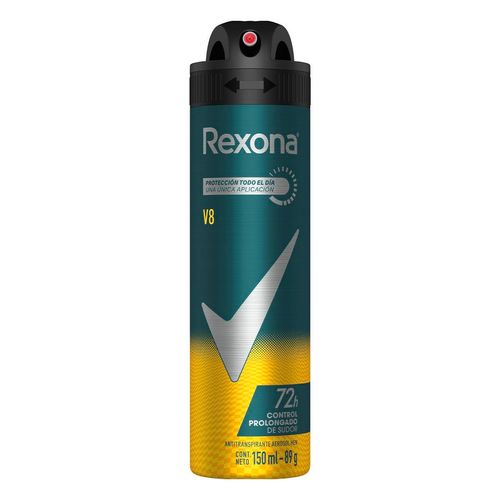 Antitranspirante Rexona Men V8 en Aerosol para Hombre 150 ml