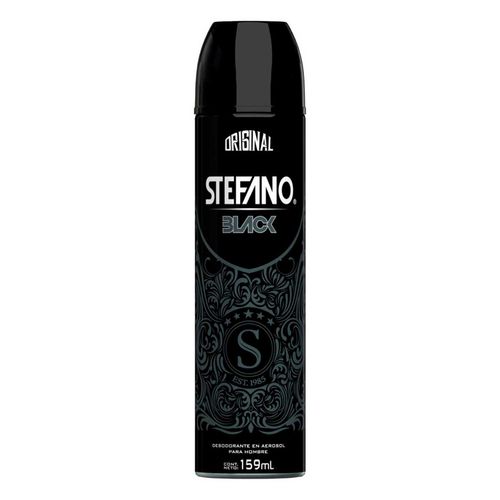 Desodorante en Aerosol Stefano Black 159ml