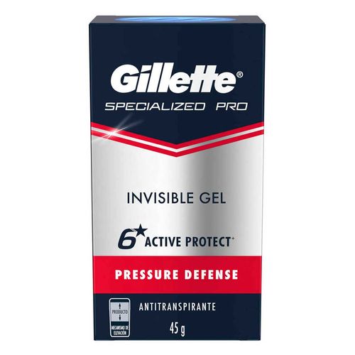 Antitranspirante en Gel en Gel Gillette Clinical Pressure Defense Caballero 45g