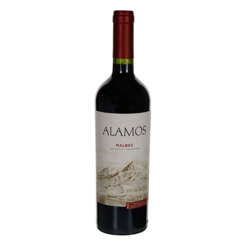 Vino Tinto Argentino Alamos Malbec 750 ml..