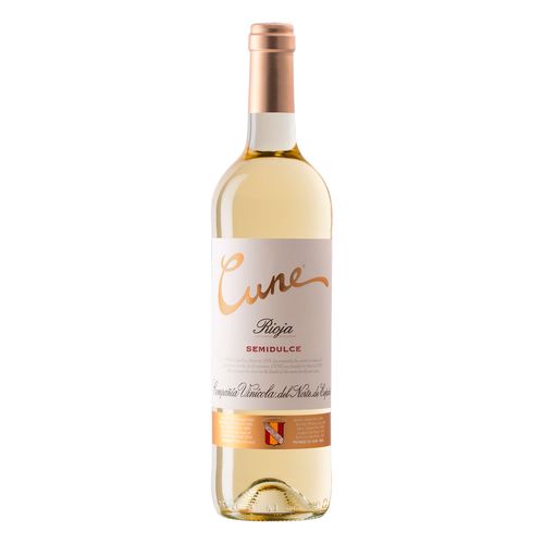 Vino Blanco Español Cune Semidulce Español 750ml..