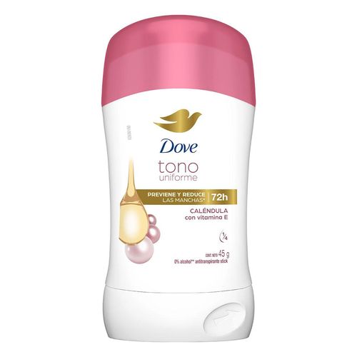 Antitranspirante en Barra Dove Tono Uniforme Caléndula 45g